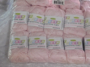Sullivans Baby Touch 4ply Knitting Yarn 25gm Pink